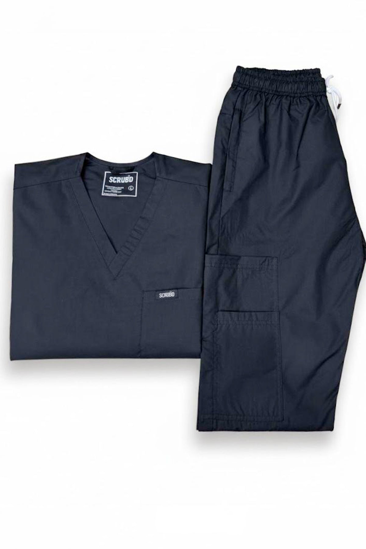 Classic Black 5-Pocket Scrub