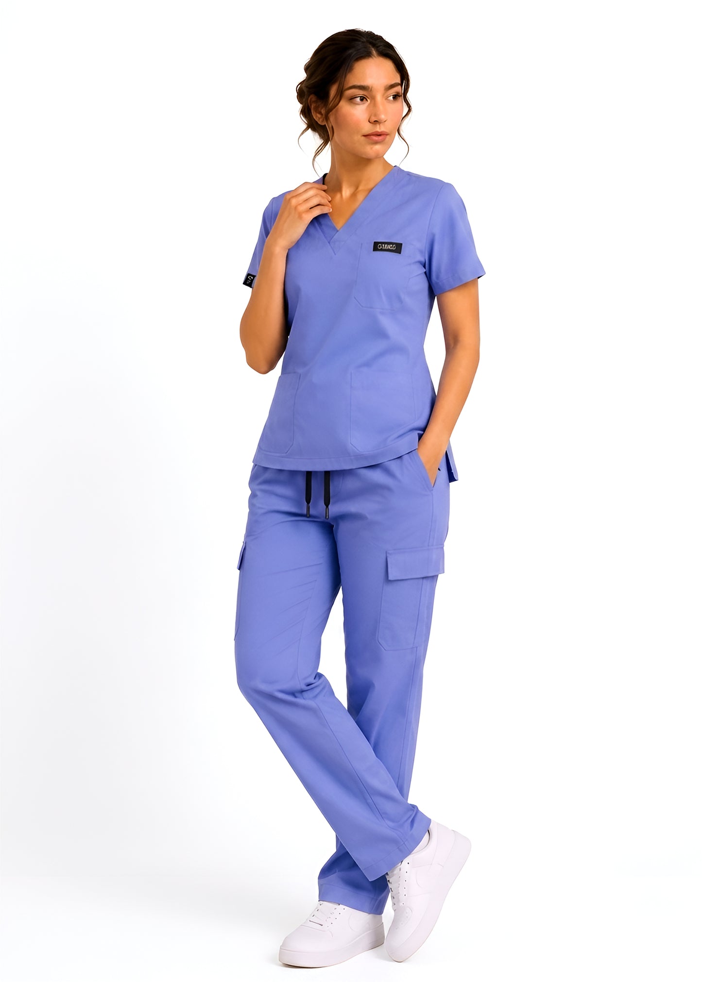 Comfort Flex Women Ceil Blue Medical Scrub Set