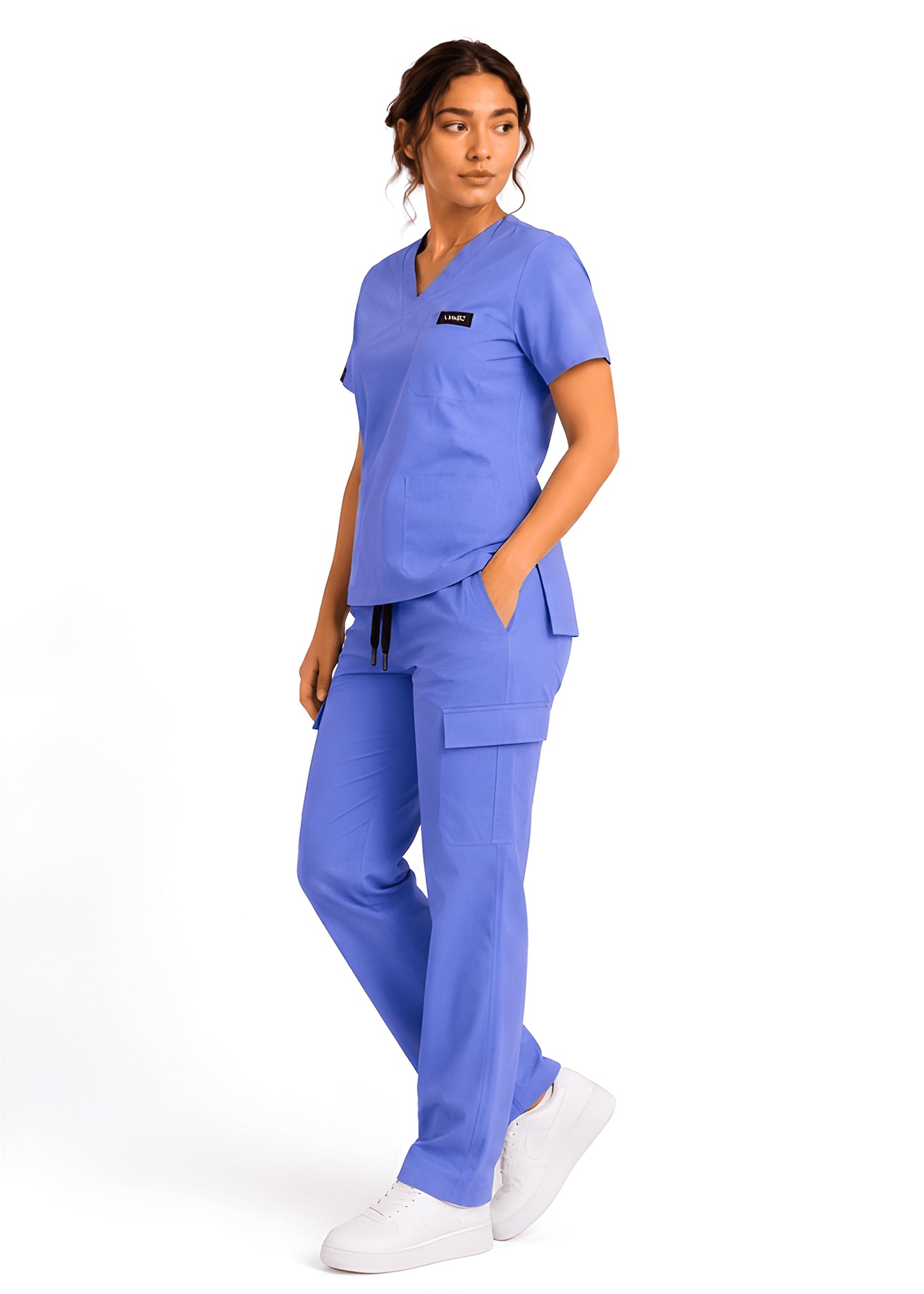 Comfort Flex Women Ceil Blue Medical Scrub Set