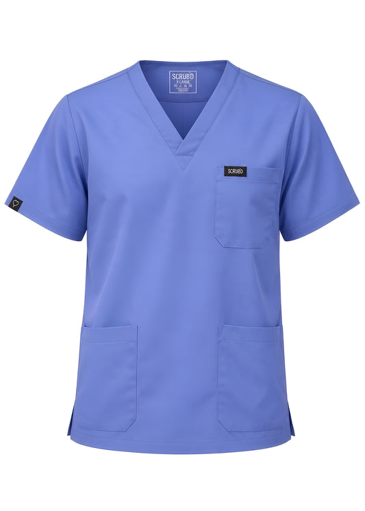 Comfort Flex Ceil Blue Medical Scrub Set