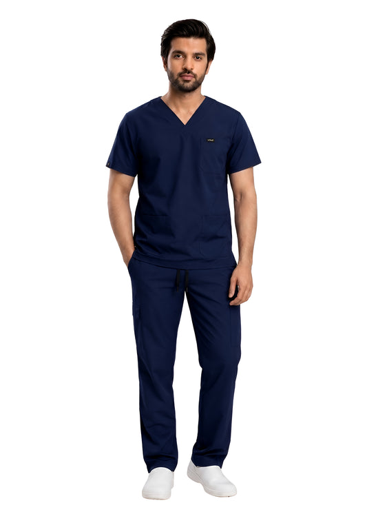 Comfort Flex Navy Blue Medical Scrub Set