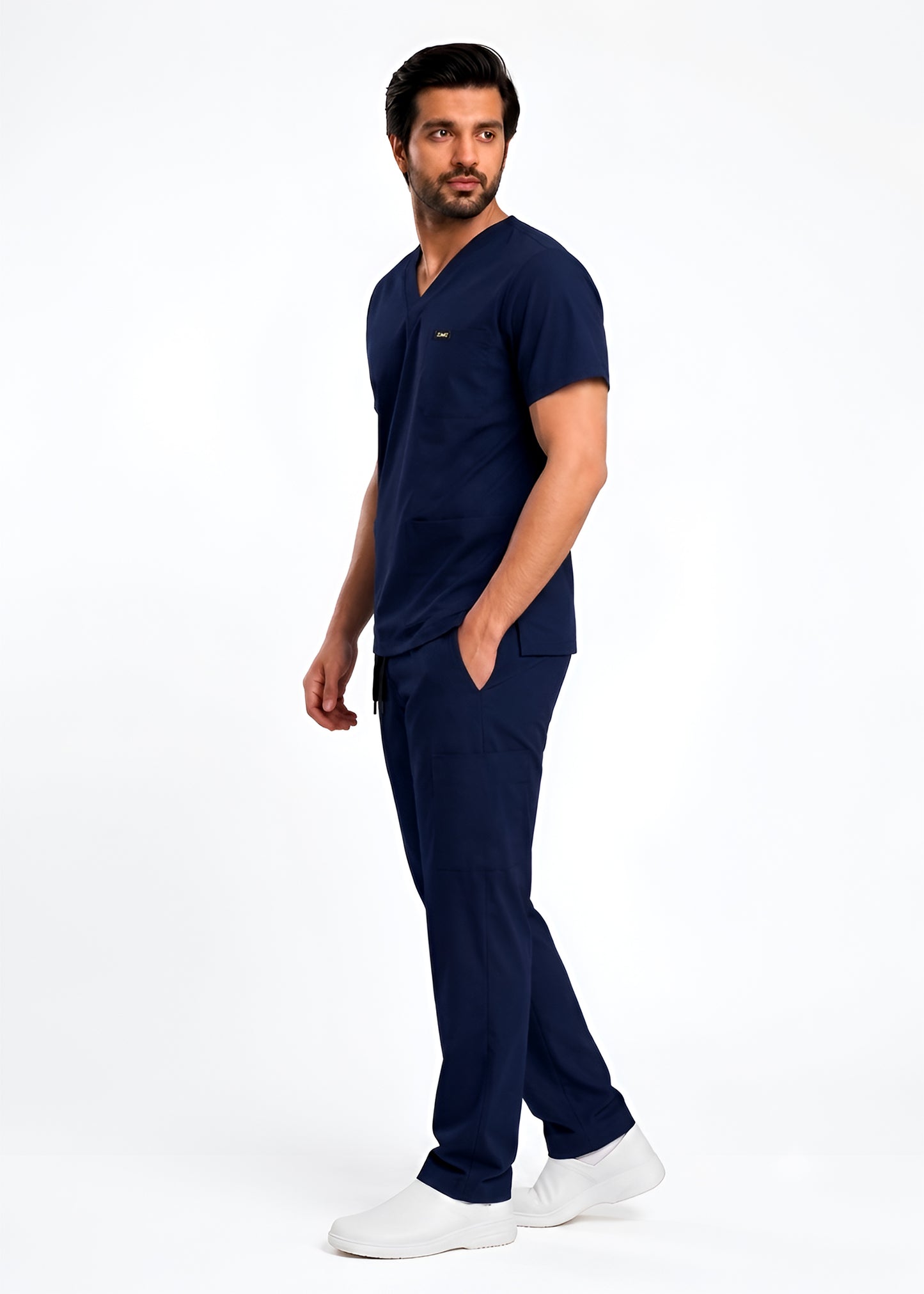 Comfort Flex Navy Blue Medical Scrub Set