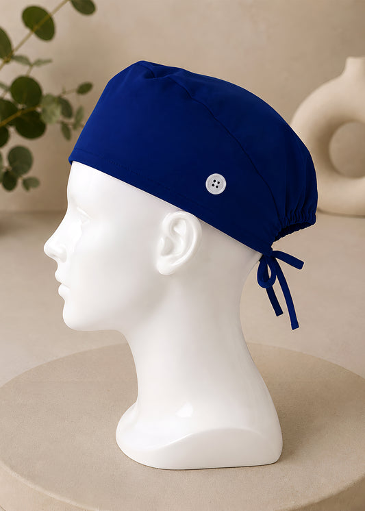 Unisex Navy Blue Surgical Cap